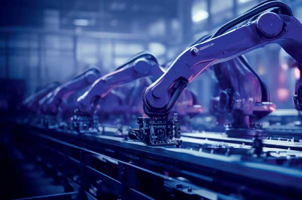 industrial robotics in a manufacturing setting, which has revolutionized the production landscape